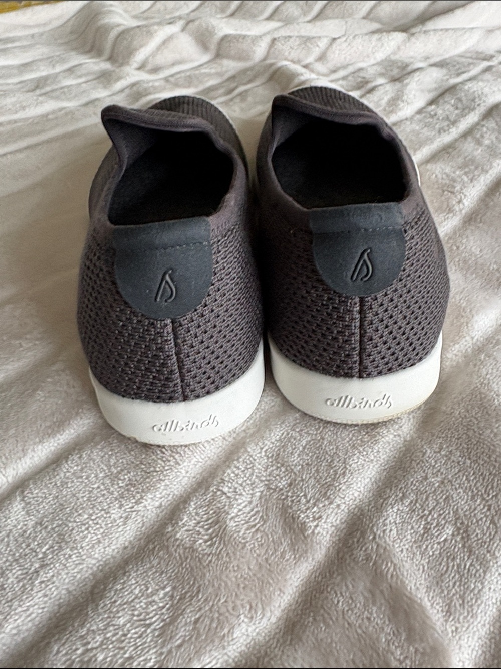 Allbirds Women’s Tree Lounger Slip-On Knit Sneakers - Charcoal - Picture 3 of 5